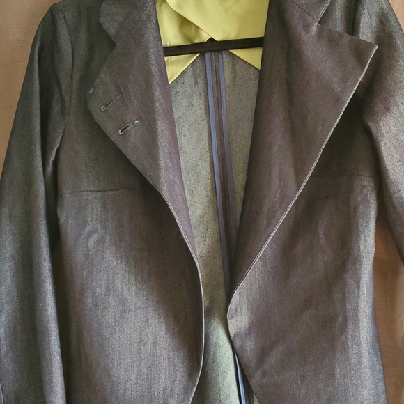 Midinette Firenze size M Denim Blazer with button detail - Picture 6 of 14